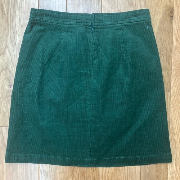 J. Crew Green A-Line Mini Skirt for Work - Picture 4 of 4